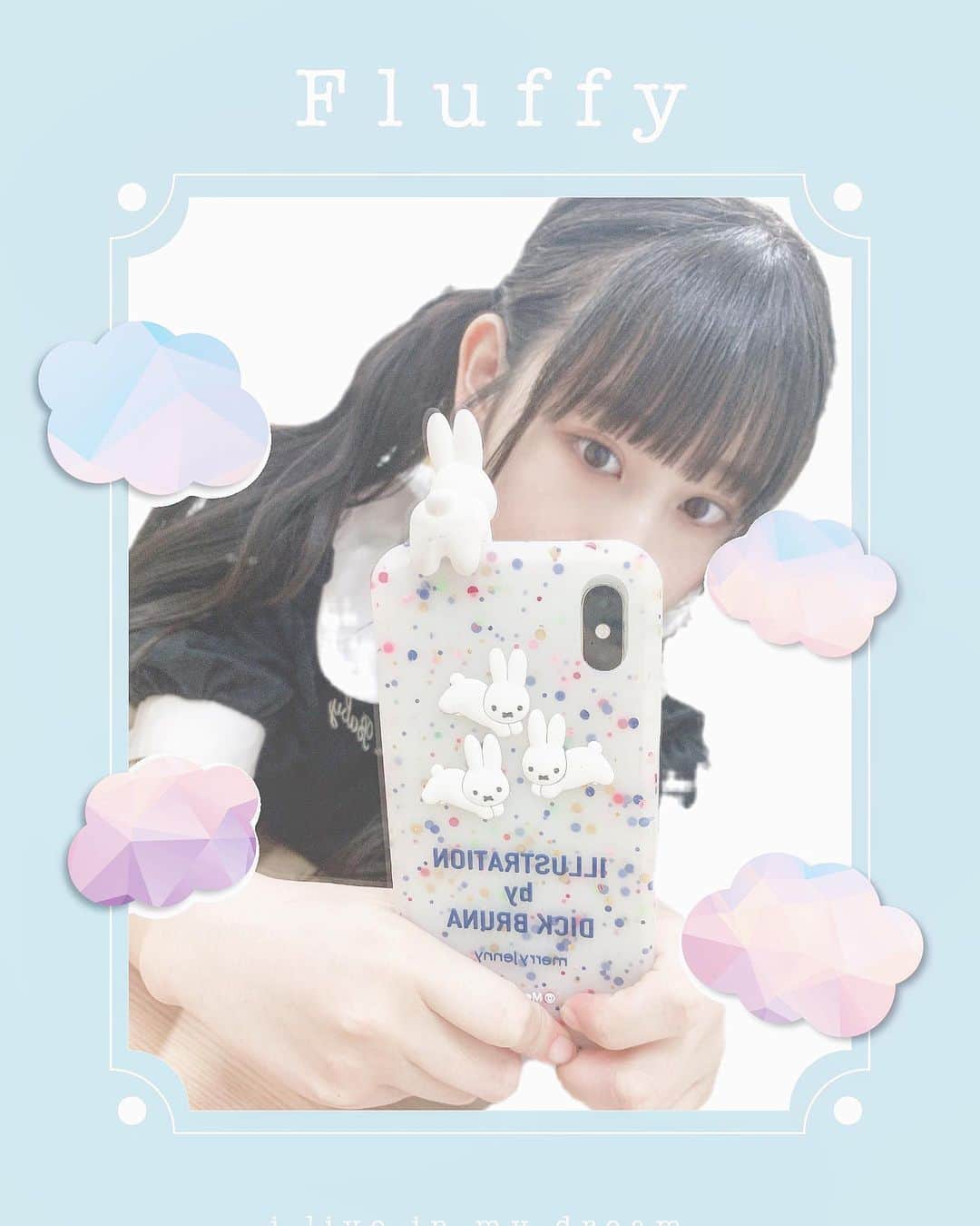 井上瑠夏のインスタグラム：「♡・×・♡﻿ ﻿ ﻿ 新しいあいふぉんけーすが かわいすぎる。。☁️♥﻿ ﻿ ﻿ ﻿ #merryjenny  #favorite  #ミッフィー﻿ #携帯ケース  #かわいい #♥」