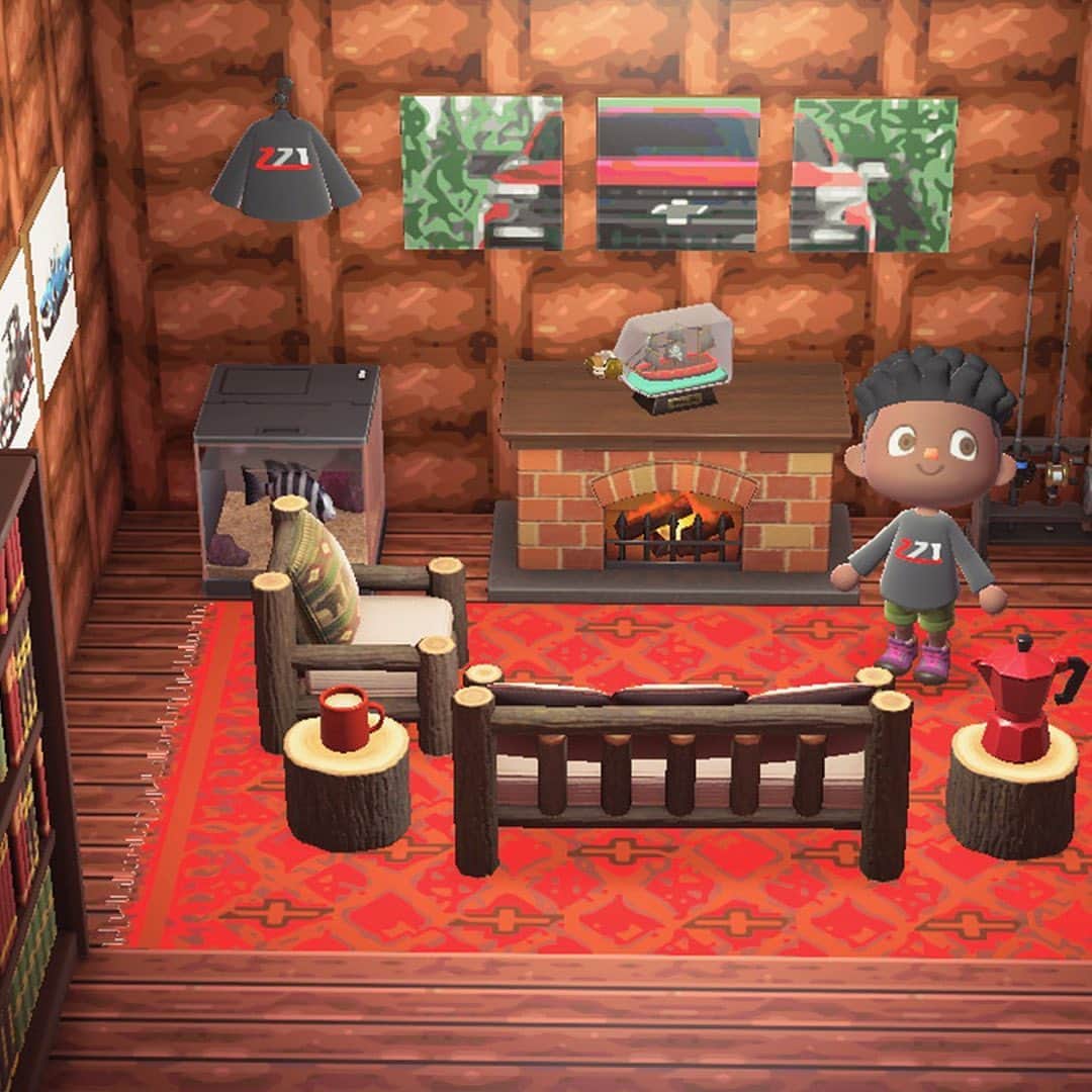 シボレーのインスタグラム：「Haul some power into your #AnimalCrossing world with the perfect 2020 #Silverado hideaway. Check out our Stories to see more. #VideoGameDay」