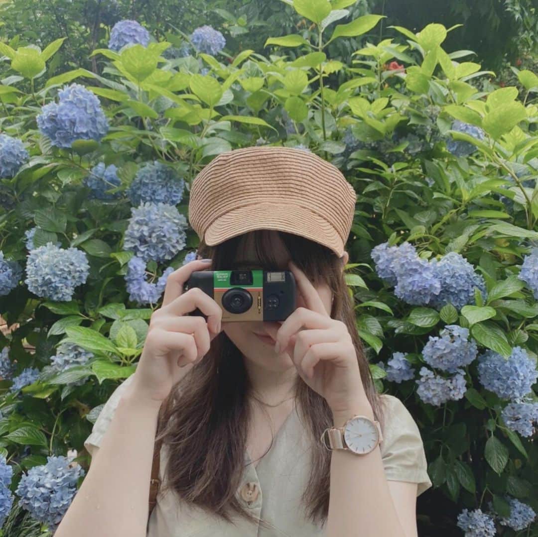 今井利奈さんのインスタグラム写真 - (今井利奈Instagram)「. . #film#letter#shes #写ルンです #鎌倉#北鎌倉#江ノ島#明月院#紫陽花#散歩」7月9日 0時03分 - _rina_imai
