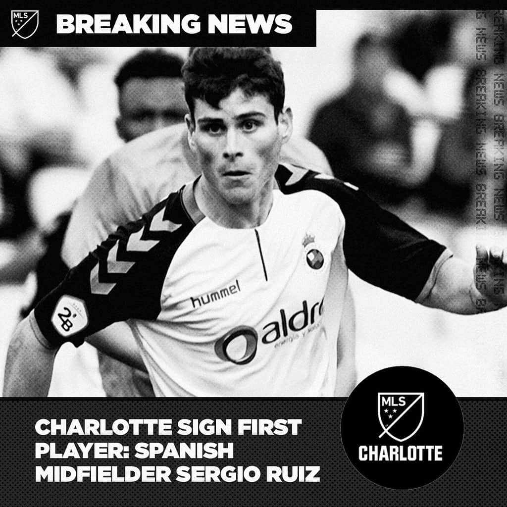Major League Soccerさんのインスタグラム写真 - (Major League SoccerInstagram)「NEWS: @mlscharlotte ink 25-year-old Sergio Ruiz, their first player in club history. ✍️🇪🇸」7月9日 0時55分 - mls
