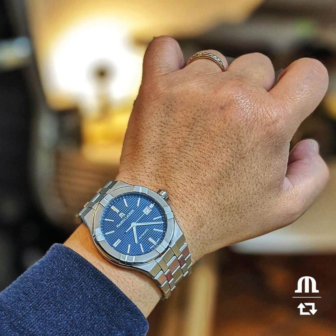 モーリスラクロアさんのインスタグラム写真 - (モーリスラクロアInstagram)「#AIKON Automatic 42mm, a powerful combination of strength and style. #Regram #BeYourAikon #YourTimeIsNow  Thanks @koji_nkzw for sharing!  #MauriceLacroix #Watch #Reloj #LuxuryWatch #Swisswatch #HauteHorlogerie #Swisswatchmaking #Watchmaking #Wotd #Watchesofinstagram #Watchfam #Watchlife #Swissmade #Whatsonmywrist #Watchoftheday #Watchaddict #Dailywatches #instawatchdaily #instawatches #Wiwt #Womw」7月9日 1時01分 - mauricelacroix