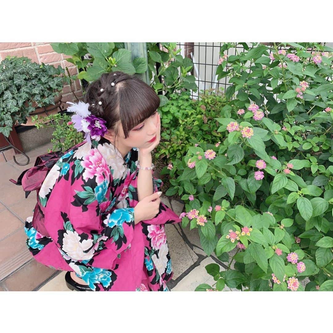 平山花菜さんのインスタグラム写真 - (平山花菜Instagram)「summer...👘🎇」7月9日 1時15分 - flower_87h