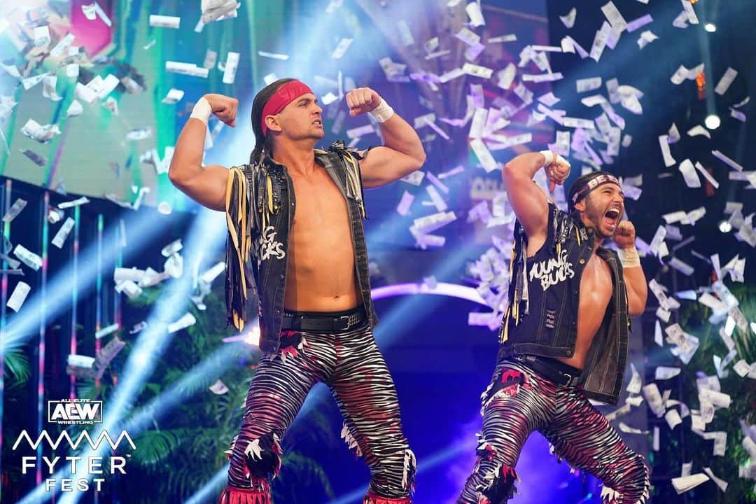 マット・ジャクソンのインスタグラム：「What’d you think of tonight’s 8 man tag team match on #AEWDynamite?!」
