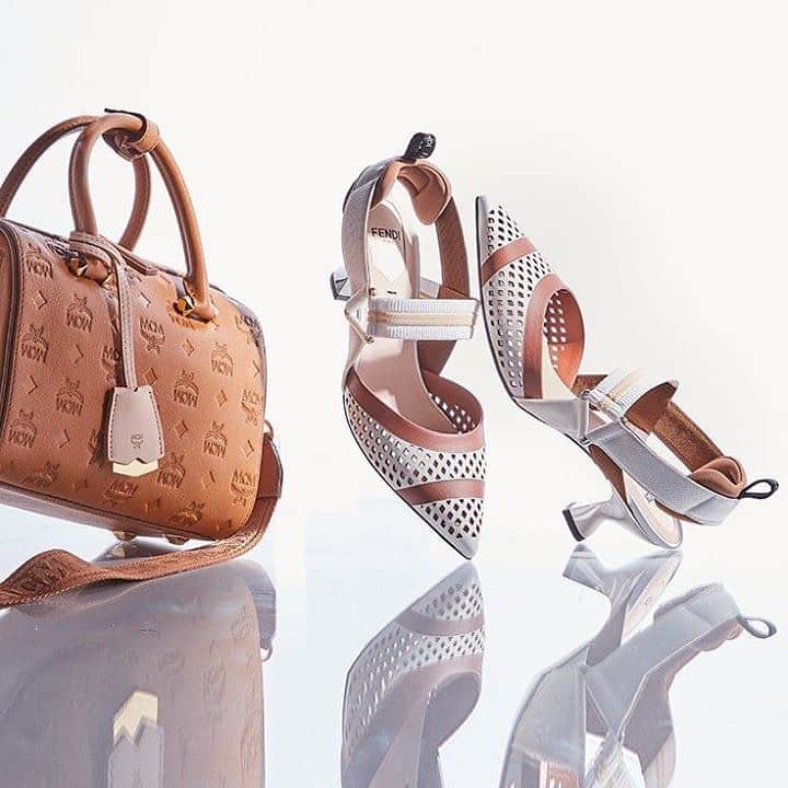 GILTのインスタグラム：「Summer called. Answer with #MCM and #FENDI. Tap to shop.」