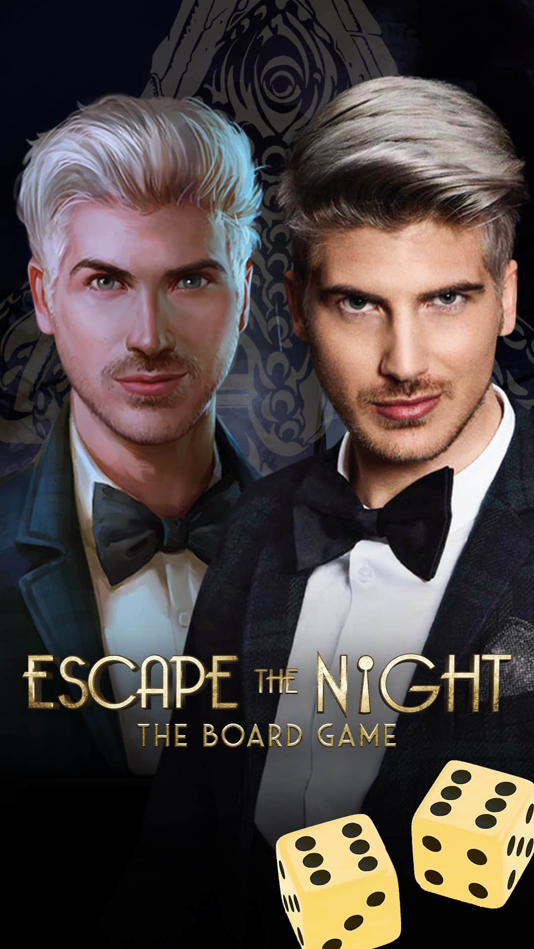 ジョーイ・グレーセッファのインスタグラム：「let's play a game... 🎲😈  your invitation to join the cast of #EscapeTheNight is here! pre-order now at the link in bio✨」