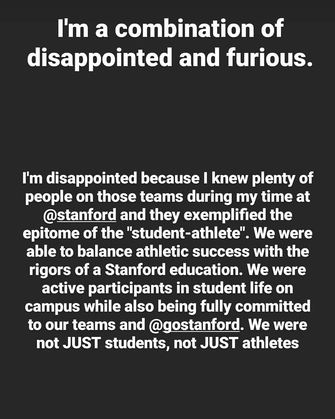 アレクサンダー・マシアラスのインスタグラム：「The decision to cut 11 sports, including men's and women's fencing, at @stanford has left me disappointed and furious. I love Stanford and my time there was some of the best years of my life, but this is yet another slap in the face from Stanford Athletics.  I left it all on the fencing strip for @gostanford. They used my name and image to promote my achievements and how well represented they were at the Olympics at the same time as refusing to give me a full scholarship even as my financial aid was cut.  I love you all at @su_sportsmed,  @stanfordsportsperformance, and @stanfordfence. My heart goes out to all the student-athletes who not only had their seasons cut short by the global pandemic, but are now being abruptly told they won't be competing anymore. I'm going to fight with you to keep these programs alive and give young people the opportunity to pursue their athletic and academic goals like I was able to.」