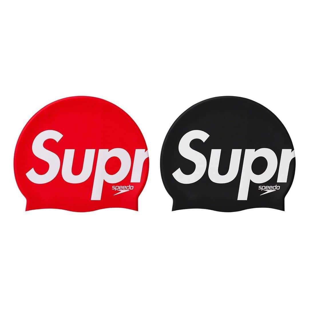 HYPEBEASTさんのインスタグラム写真 - (HYPEBEASTInstagram)「#hypeAF: @supremenewyork has officially announced its upcoming @speedo collaboration with a new video which showcases the goods in action. The goggles feature an adjustable elastic strap emblazoned with Supreme’s red box logo in a continuous pattern, while the iridescent lenses add a bit of flair to the whole design. Two caps in both red and black are also included and feature the streetwear brand’s logo alongside its co-collaborators’. Look for the items to drop at Supreme’s website on July 9.⁠⠀ Video/Photo: Supreme」7月9日 12時20分 - hypebeast
