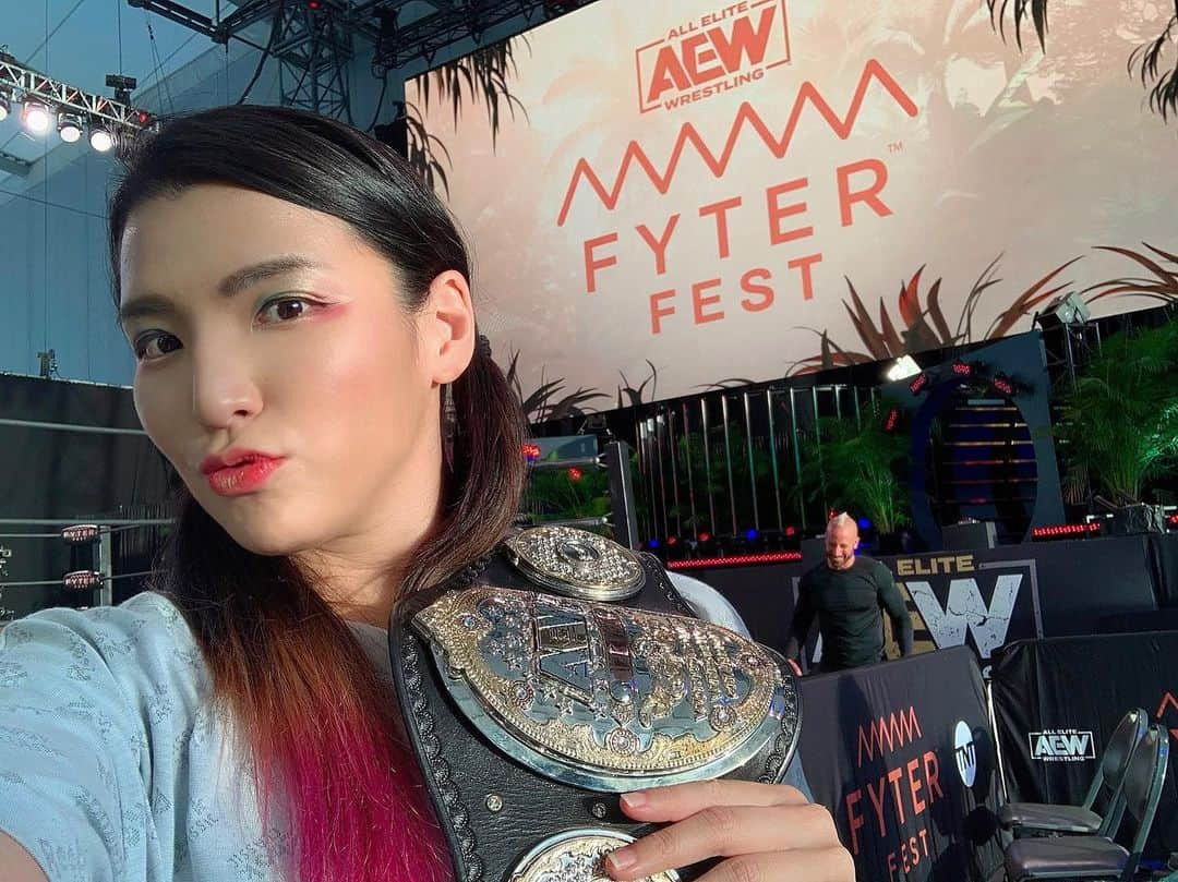 志田光さんのインスタグラム写真 - (志田光Instagram)「‪Are you ready!?!? 🧨💥‬ ‪#FyterFest #AEWDynamite #AEWonTNT ‬」7月9日 8時32分 - shidahikaru