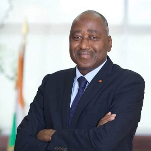 ジェルヴィーニョのインスタグラム：「Mes condoléances les plus sincères à la famille de Mr Amadou Gon Coulibaly.」