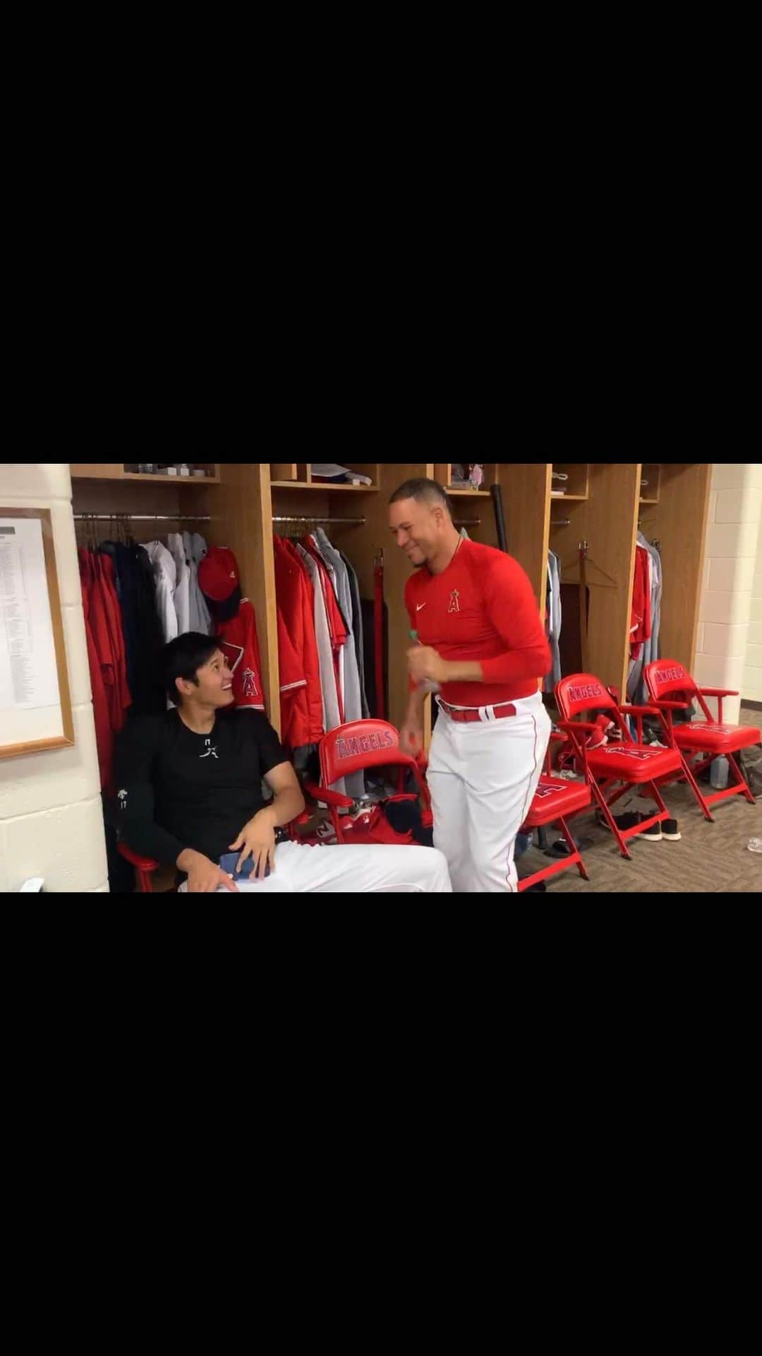 大谷翔平のインスタグラム：「Throwback to AZ spring training」