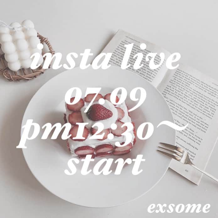 aki【EXSOME】さんのインスタグラム写真 - (aki【EXSOME】Instagram)「・ ・ ・ 7月9日（thu）・ INSTA LIVE at 12:30 〜  @exsome_official  Check it out!! ・ new account  @exsome.fam  follow me!! ・ 公式LINE @efc0920h（アットマークから） ・  公式Twitter exsome_official ・ ・ 公式facebook exsome_official ・ ・ #exsome #エクソーム #exsome_official  #instalive  #shopping #fashion #webstore #selectshop #ファッション #ネットショップ #セレクトショップ #ファッション #ootd #outfit  #インスタライブ　#webstore #オンライン#ネットショップ　#7月#july#fff#likeforlikes」7月9日 10時22分 - exsome_official
