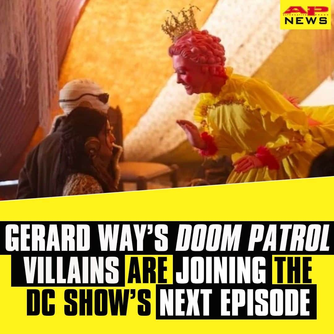 Alternative Pressさんのインスタグラム写真 - (Alternative PressInstagram)「The next episode of ‘@dcdoompatrol' will feature some mind-bending villains created by @gerardway ⁠ LINK IN BIO⁠ .⁠ .⁠ .⁠ #gerardway #doompatrol #dcdoompatrol #dc #dccomics #dcuniverse #doompatrolvillians #gerardwaycharacters #gerardwayvillians #alternativepress #altpress」7月24日 6時01分 - altpress