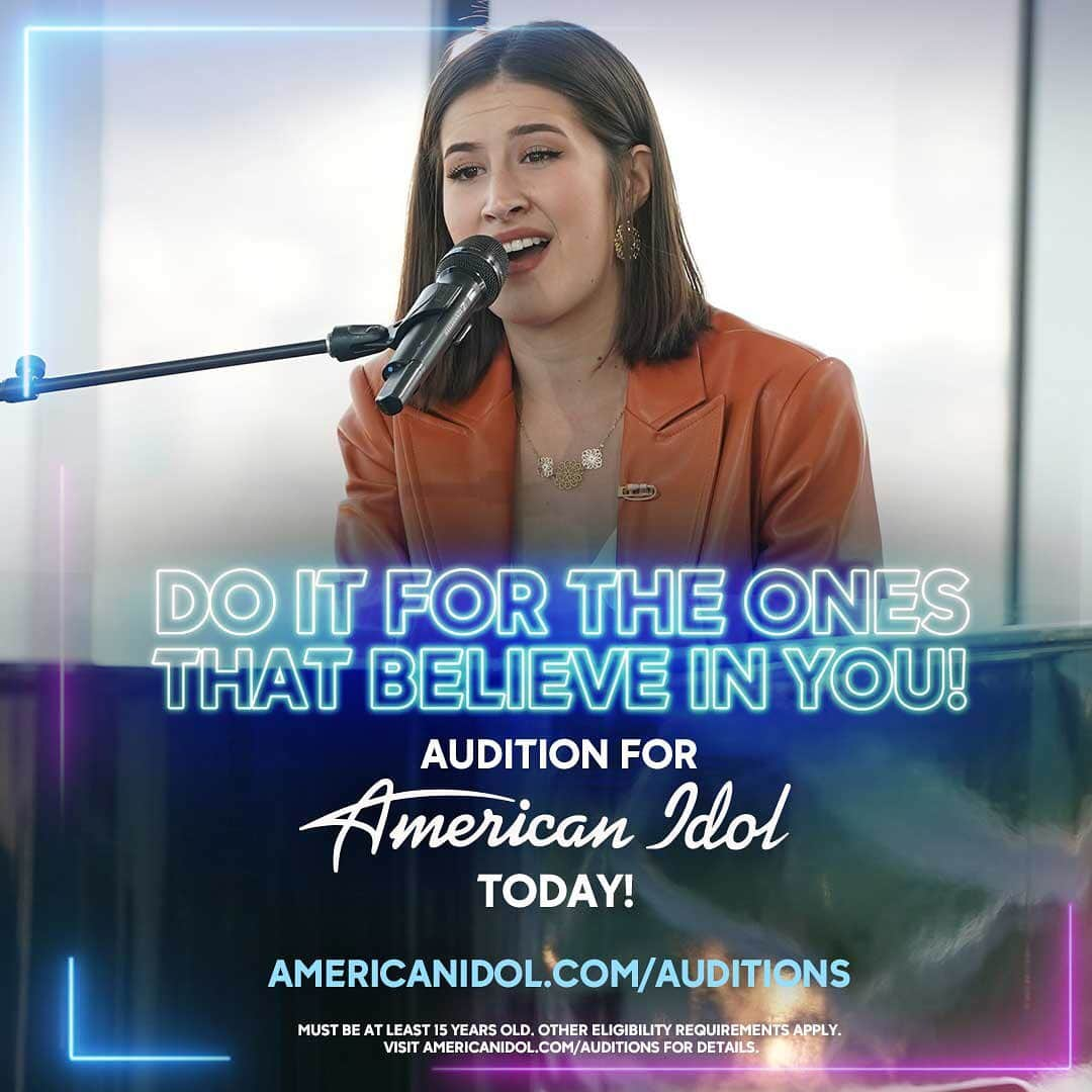 American Idolさんのインスタグラム写真 - (American IdolInstagram)「And of course - believe in yourself! Oh, how we 🧡 the fearless 🔥 within @sophiajamesmusic. ⁣ ⁣ Auditions are open at americanidol.com/auditions!」7月24日 6時21分 - americanidol