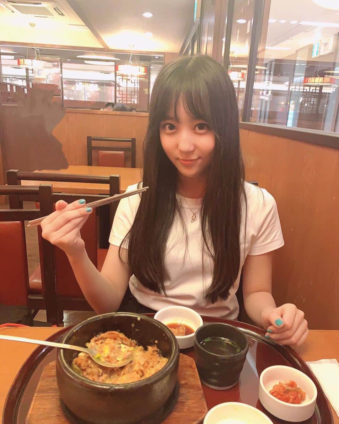 南野巴那さんのインスタグラム写真 - (南野巴那Instagram)「少し前の写真❕ 韓国料理🥰🥰」7月23日 21時35分 - hana_minamino