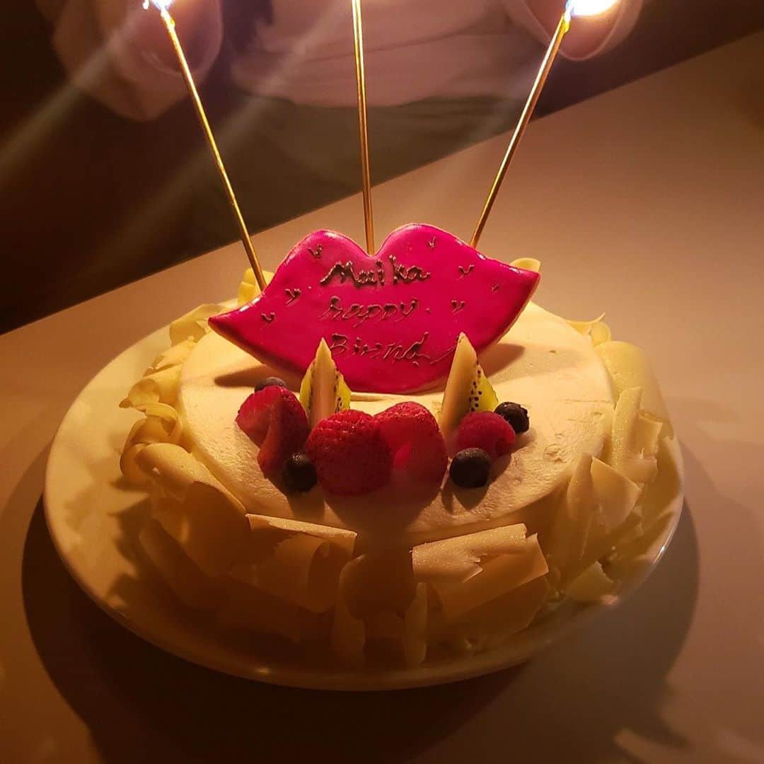 宮下舞花さんのインスタグラム写真 - (宮下舞花Instagram)「2020.birthday cake🎂🥰thank you♡」7月23日 23時08分 - maikamaimaika