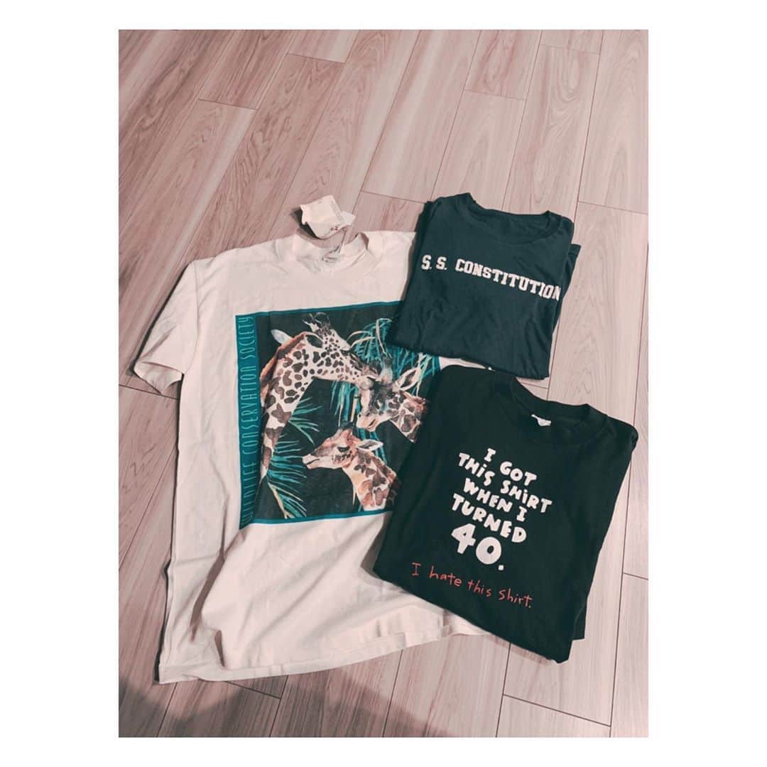 田中順也さんのインスタグラム写真 - (田中順也Instagram)「古着のTシャツ集め再開。 好みのものが見つかった時の喜びがたまらん。 古着だからもちろん一点モノ。」7月23日 23時14分 - junyatanaka18