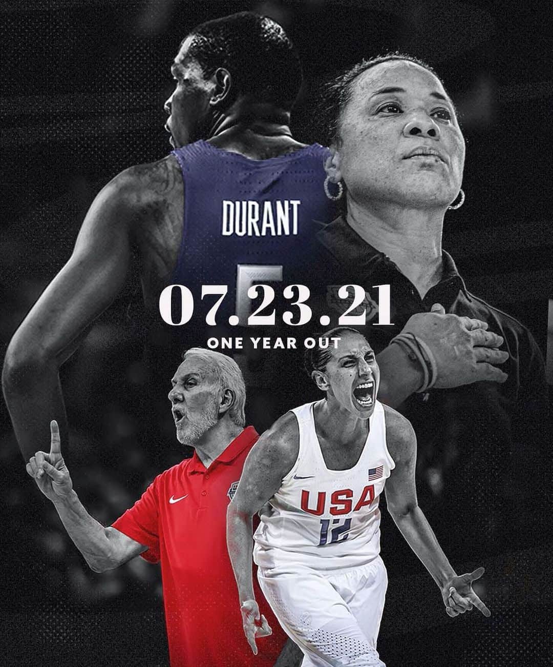 USA Basketballさんのインスタグラム写真 - (USA BasketballInstagram)「Only 365 days to go, but who’s counting? #TokyoOlympics」7月23日 23時38分 - usabasketball