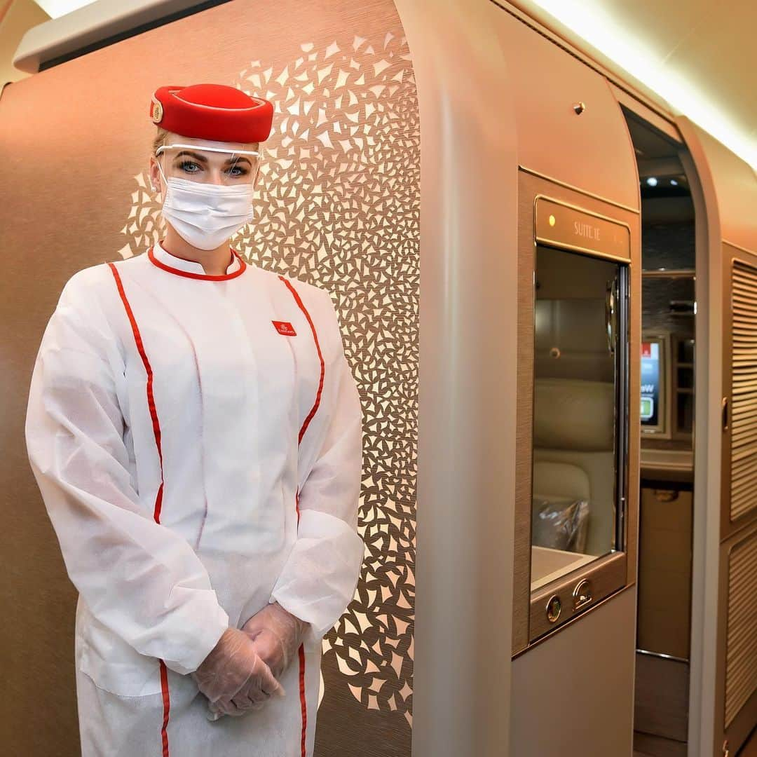 エミレーツ航空さんのインスタグラム写真 - (エミレーツ航空Instagram)「We are pleased to be the world’s first airline to provide free, global cover to our customers for COVID-19 medical expenses and quarantine costs.  Launched under the directive of @hhshkmohd, this unique industry-leading initiative aims to boost travel confidence.   Our customers can now travel with added peace of mind, as we will cover medical expenses up to EUR 150,000 and quarantine costs of EUR 100 per day for 14 days, should they be diagnosed with COVID-19 while they are away from home. This cover for COVID-19 related medical expenses and quarantine costs is offered by us free of cost to customers regardless of class of travel or destination.  Emirates is proud to lead the way in boosting confidence for international travel. We have put in place multi-layered hygiene and safety measures at every step of the customer journey to minimise risk, in addition to flexible booking policies. We are now taking it to the next level with free, global cover for COVID-19 related costs.  Click on the link in our bio for more details.」7月24日 0時02分 - emirates