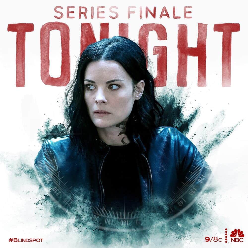 ジェイミー・アレクサンダーのインスタグラム：「Tonight is the 100th episode and SERIES FINALE of #blindspot 9/8c on #NBC 😎🙏🏻 What has been your favorite moment?? What will you miss the most? 💔」