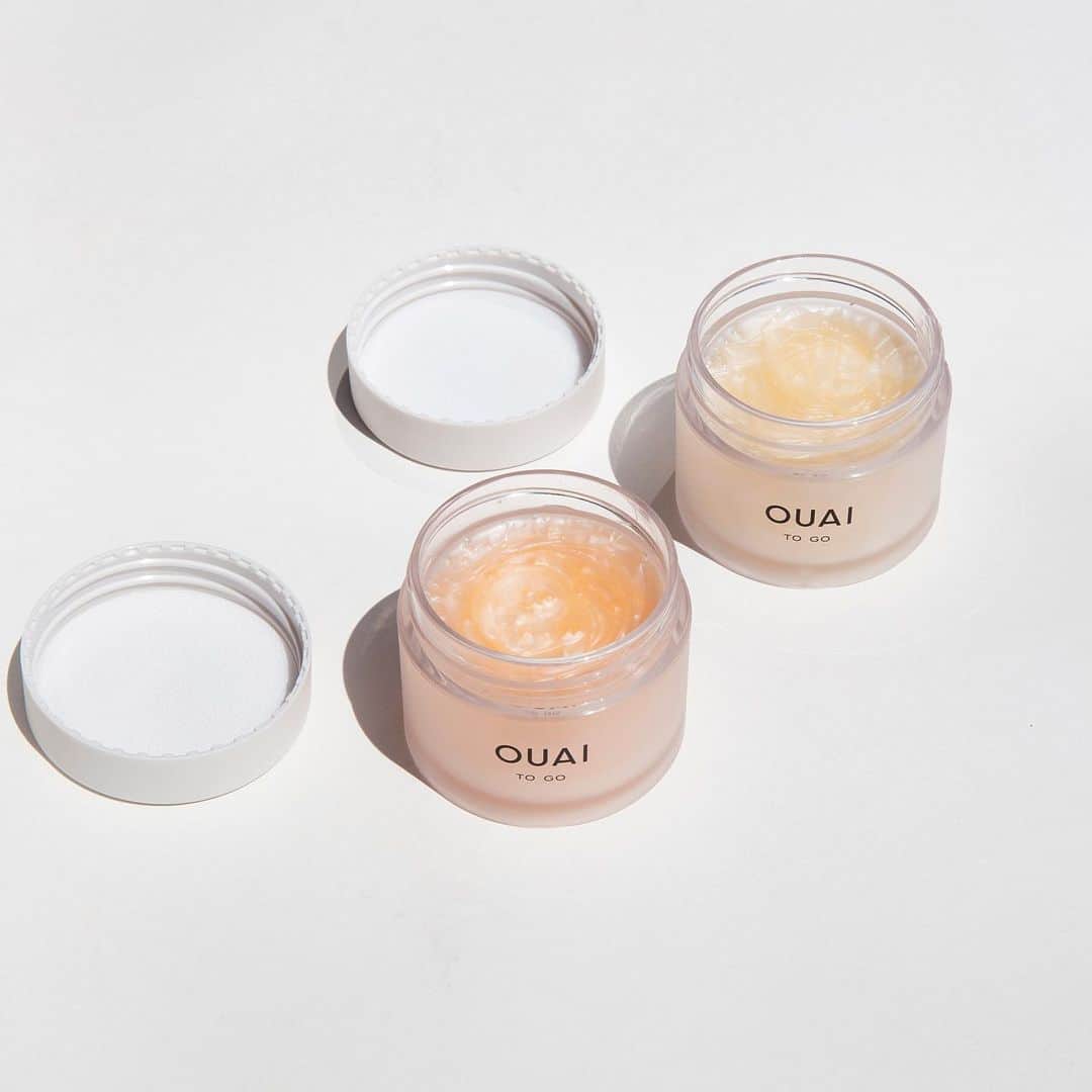 JEN ATKINさんのインスタグラム写真 - (JEN ATKINInstagram)「OUAI TO GO Refillable Travel Kit is live on @theouai .com!! 🧴♻️ 3 refillable bottles, 2 jars + a travel bag so you can bottle your faves, wash, re-use & repeat. Also: great to store snacks in. Tap to shop!」7月24日 1時32分 - jenatkinhair