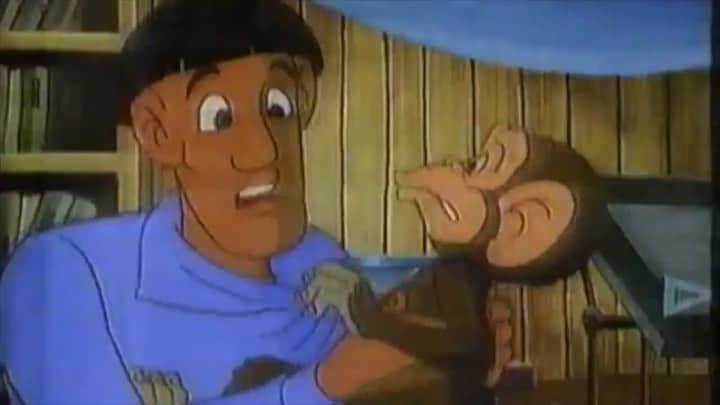 マイケル・ベンヤアーのインスタグラム：「#tbt to the #hurricanes cartoon series about a #soccer team where I played #stats and this guy... #platoquinones the shoeless Brazilian player who has a pet monkey #topper ... and spoke with many #malapropisms ... with #ScottMcNeil the YouTube clip I found shows the local TV stations poor reception and their “videotape tracking” problems... definitely takes you back! The show was very popular in Europe, in the Middle East, especially in the UK on @wearestv1 @nickelodeon In the US it was syndicated, in Canada on @teletoonhq #dicanimation and ran for 3 seasons from 1993-1997」