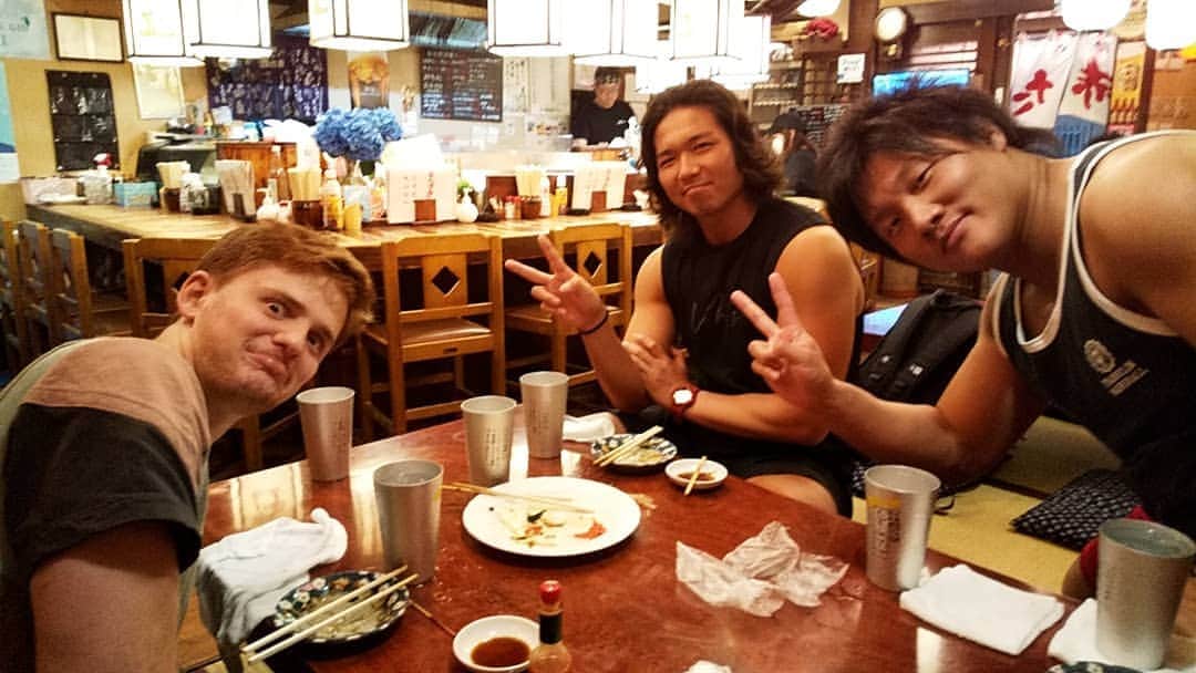 TAJIRIのインスタグラム：「After a long time, we ALLjapan had a show while the audience was watching.#ajpw」