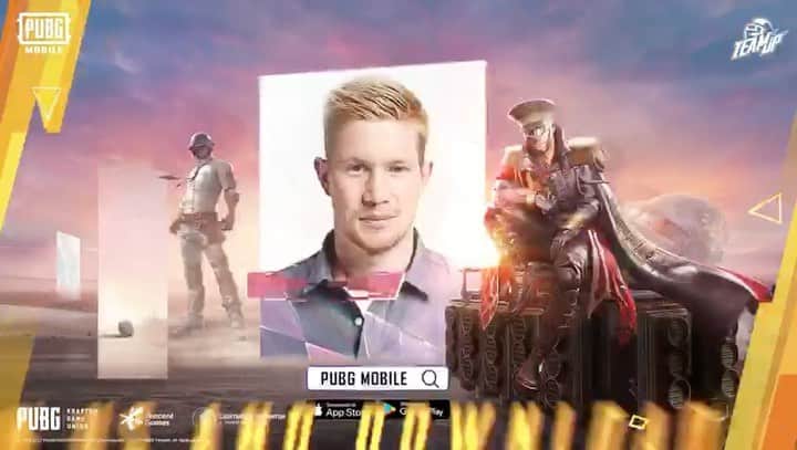 ケヴィン・デ・ブライネのインスタグラム：「Hi everyone. I’m teaming up with the best @pubgmobile players for the Global Extreme Challenge. Get involved to access in-game rewards #pubgmxchallenge4」