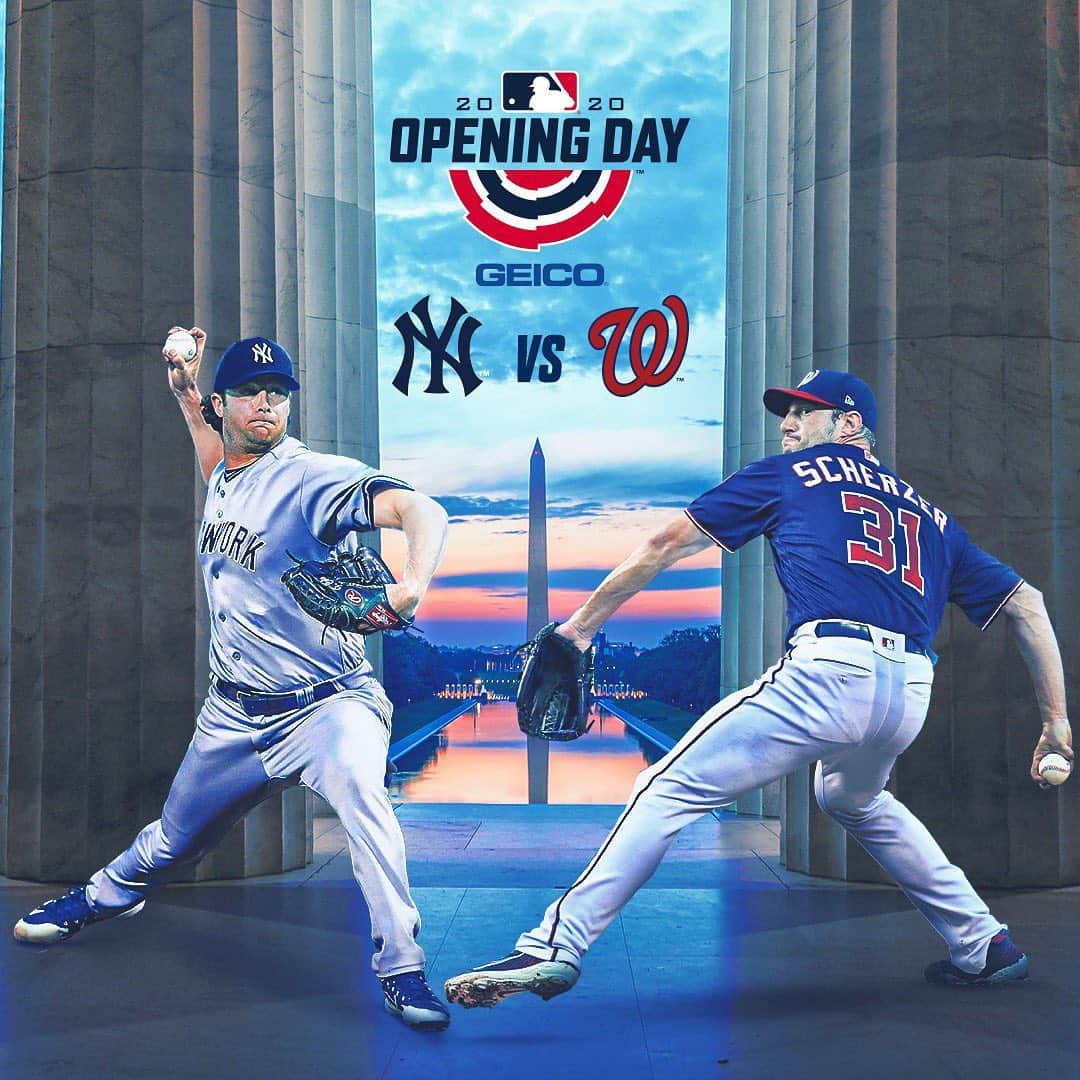 MLBさんのインスタグラム写真 - (MLBInstagram)「The last time they met was in Game 1 of the World Series.  Cole vs. Scherzer on #OpeningDay. Who ya got?」7月24日 4時14分 - mlb