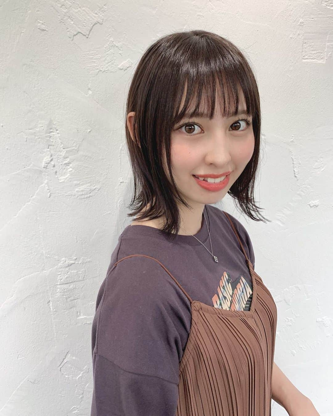 沖口優奈さんのインスタグラム写真 - (沖口優奈Instagram)「髪の毛が色落ちしてしまってたので メンテナンスしてきました！ ちょっと暗め」7月9日 21時37分 - yuna_okiguchi_