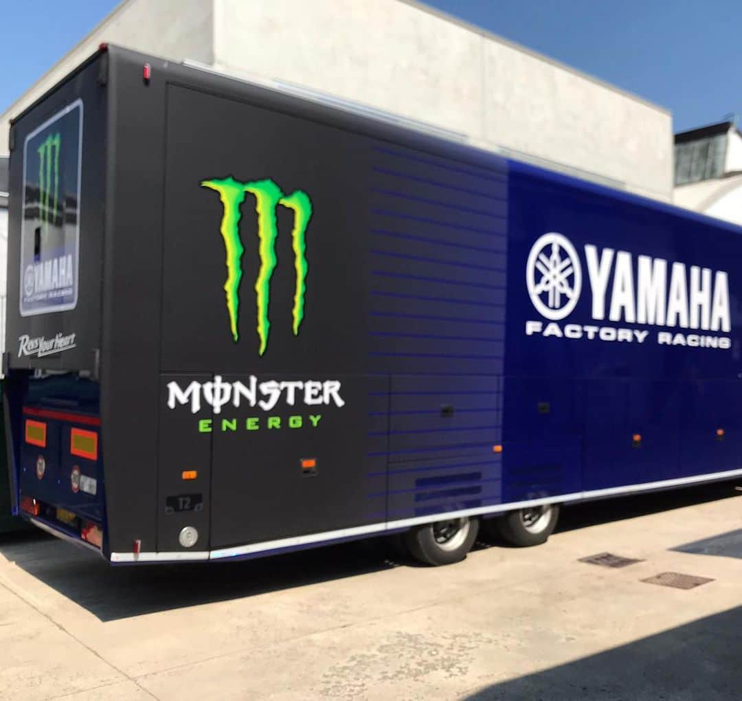 YamahaMotoGPさんのインスタグラム写真 - (YamahaMotoGPInstagram)「Spain, here we come! 🤩 . Our trucks are on their way to the first @motogp round, held at the @circuito_de_jerez 👊 . . #MonsterYamaha  #MotoGPisBack」7月9日 20時28分 - yamahamotogp