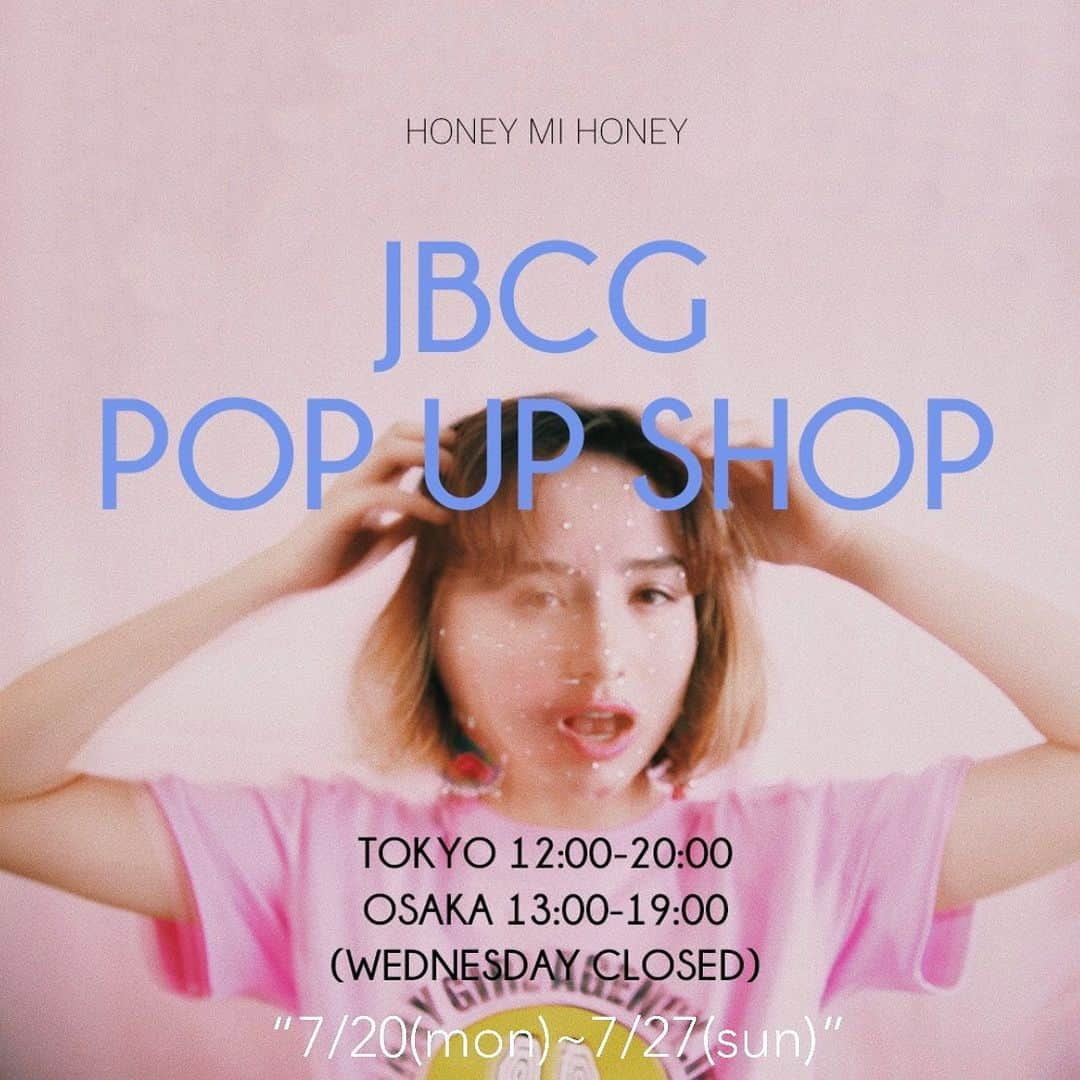 HONEY MI HONEY OFFICIALさんのインスタグラム写真 - (HONEY MI HONEY OFFICIALInstagram)「⚡️JBCG POP UP STORE⚡️ 7/20(mon)〜7/27(sun)  @jbcg_official の期間限定ショップが久々にやってきます✨  オリジナルアクセ、Tシャツ、ヴィンテージアイテムなど新作もご覧頂けるこの機会、是非お見逃しなく！！  @honeymihoney_official @honeymihoney_style  #HONEYMIHONEY #表参道 #原宿 #心斎橋 #时尚 #我的最愛 #ハニーミーハニー #tokyo #osaka #outfit #fashion #JBCG」7月9日 20時51分 - honeymihoney_official