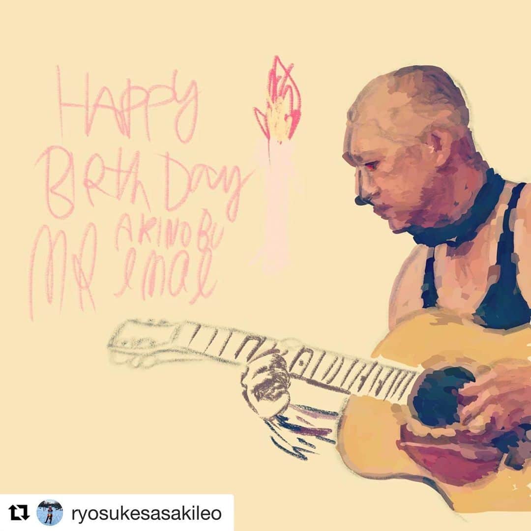 イマイアキノブのインスタグラム：「🥀亮介くんが描いてくれたよ  #Repost @ryosukesasakileo with @get_repost ・・・ LEOs Rakugaki Archives  #佐々木亮介 #イマイアキノブ #imaiakinobu」