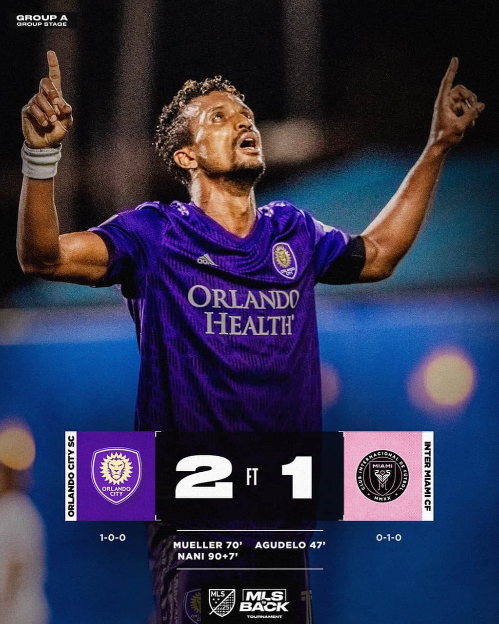 Major League Soccerさんのインスタグラム写真 - (Major League SoccerInstagram)「@luisnani’s STOPPAGE TIME GOAL completes the comeback for @orlandocitysc in the opener. 🙌」7月9日 12時54分 - mls