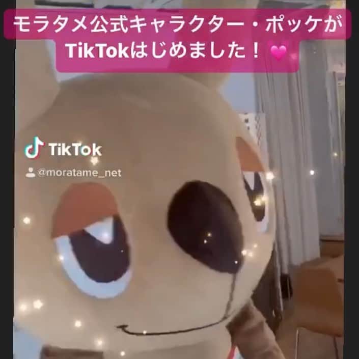 のインスタグラム：「～モラタメ公式キャラクター「ポッケ」、Tiktokを始めました！～. . この度、モラタメ公式キャラクター「ポッケ」のTiktokアカウントがオープンしました♪. . アカウントのIDは moratame_net です。. . 今後もたくさん動画をアップするので、フォロー＆応援よろしくお願いします！. . https://www.tiktok.com/@moratame_net/video/6846621510593957121」