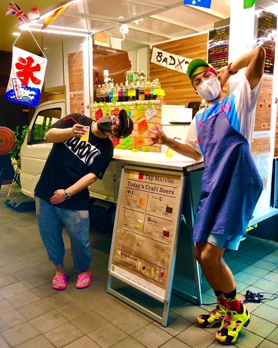 GO!皆川さんのインスタグラム写真 - (GO!皆川Instagram)「‪ツネくんが楽しそうに頑張ってました。‬ ‪ごーみなも手伝おうっと。‬  ‪#キッチンカー芸人 ‬」7月9日 18時06分 - go_minagawa