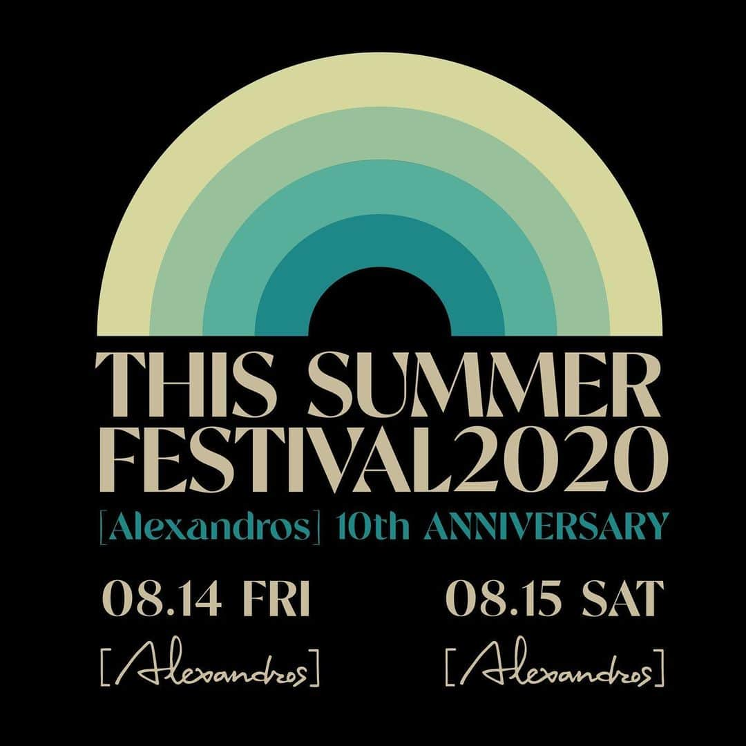 [ALEXANDROS]さんのインスタグラム写真 - ([ALEXANDROS]Instagram)「.﻿ ﻿ ／﻿ 🎉有観客で真夏のフェスを開催🎉﻿ 待望の「THIS SUMMER FESTIVAL 2020」決定!﻿ ＼﻿ ﻿ ﻿ 🗓️日程﻿ 8/14(金) ﻿ [Alexandros] 10th ANNIVERSARY﻿ THIS SUMMER FESTIVAL 2020﻿ -全員集合! 6年振りのディスフェスパーティー-﻿ ﻿ 8/15(土) ※CREW会員限定﻿ [Alexandros] 10th ANNIVERSARY﻿ THIS SUMMER FESTIVAL 2020 後夜祭﻿ -FC限定! CREWの為のリクエストパーティー-﻿ ﻿ 📍会場﻿ Zepp Haneda(TOKYO)﻿ ﻿ ﻿ 只今よりチケット抽選受付開始✨﻿ ﻿ ▼詳しくはこちら﻿ https://alexandros.jp/contents/329456﻿ ﻿ ﻿ #Alexandros ﻿ #ディスフェス」7月9日 19時00分 - alexandros_official_insta