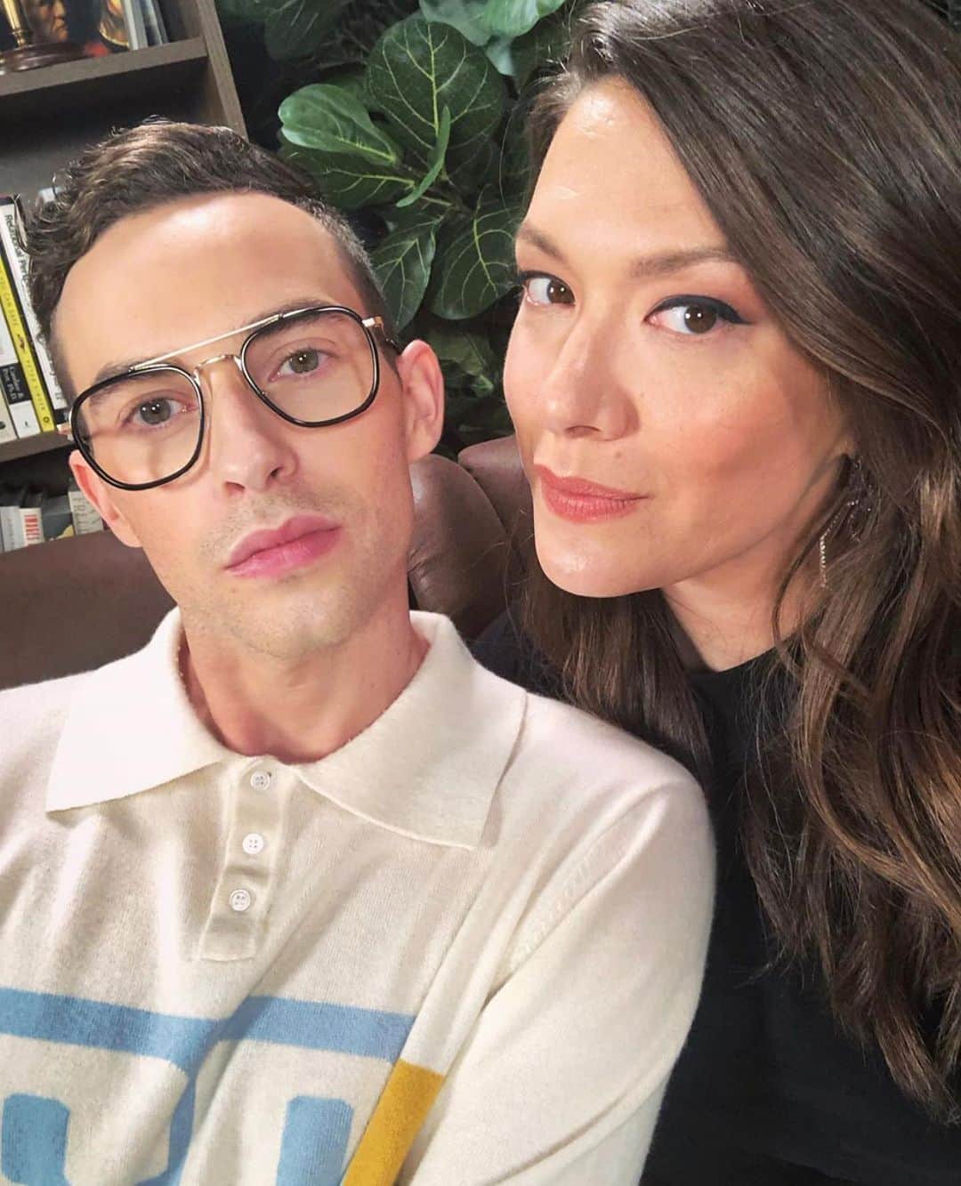 アダム・リッポンのインスタグラム：「Happy birthday to my ACTUAL sister, @michcoll. No one is funnier, smarter, or more beautiful. I long for the days where you can hold me like a newborn baby again.」