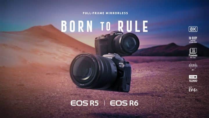 Canon Asiaのインスタグラム：「R you ready? . Make way for our latest flagship full-frame mirrorless -- the EOS R5, with 8K video capability included for the first time ever. Also making its grand entrance is the EOS R6 that offers up to 8 stops of In-Body Image Stabilization. . Discover the power of these two kings in the making today. 👑 Link in bio.」