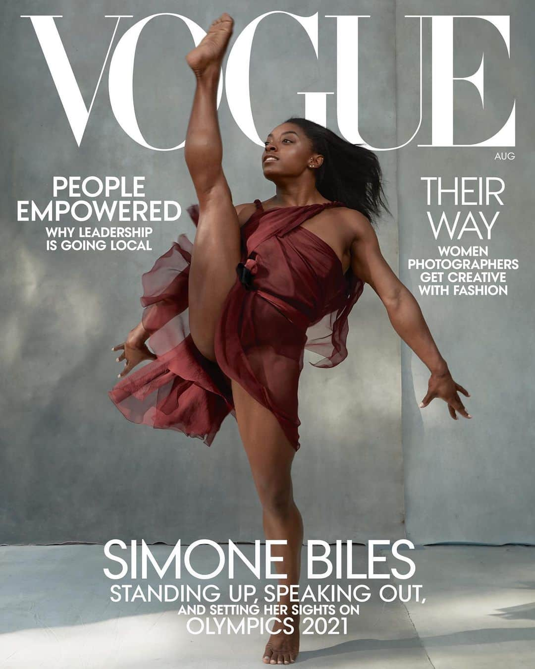 Vogueさんのインスタグラム写真 - (VogueInstagram)「Introducing @simonebiles’s exclusive digital cover for our August issue. With the 2020 Olympics postponed and a shadow hung over American gymnastics, Biles–who is widely regarded as the greatest gymnast of all time—has had to be resilient as never before.  When Biles was first photographed in February and interviewed in March for this cover story, America was also a different place. Since then, the coronavirus pandemic has upended regular patterns of life and #BlackLivesMatter protests have occurred from coast to coast. “We need justice for the Black community. With the peaceful protests it’s the start of change, but it’s sad that it took all of this for people to listen,” Biles said. “Racism and injustice have existed for years with the Black community.”  At the link in our bio, Vogue reports on a champion looking ahead. Photographed in Feb. 2020 by @annieleibovitz, styled by @phyllis_posnick, written by @abbyaguirre, Vogue, August 2020」7月9日 22時15分 - voguemagazine