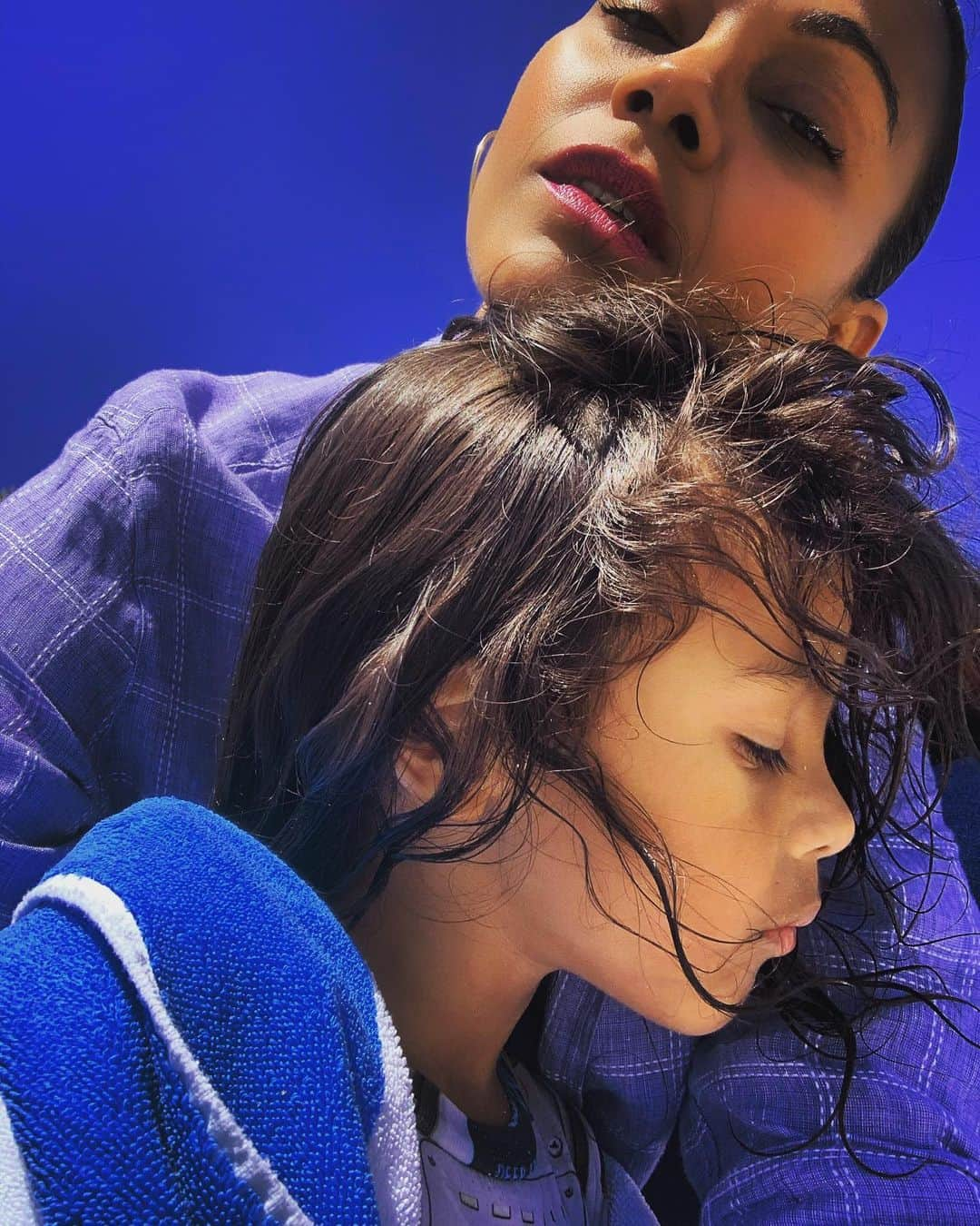 ゾーイ・サルダナさんのインスタグラム写真 - (ゾーイ・サルダナInstagram)「Little boy blue...」7月9日 23時03分 - zoesaldana