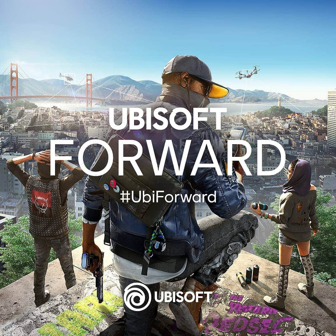 Ubisoftさんのインスタグラム写真 - (UbisoftInstagram)「Get Watch Dogs 2 FREE on Uplay PC when you watch #UbiForward at Ubisoft.com/forward 🔥🎁」7月10日 1時05分 - ubisoft