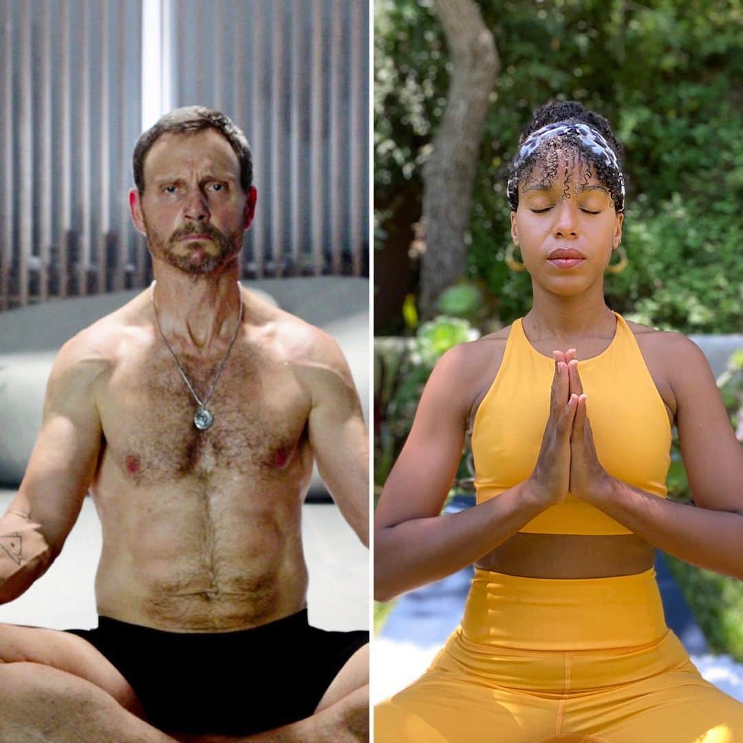 ケリー・ワシントンさんのインスタグラム写真 - (ケリー・ワシントンInstagram)「#Olitz does Yoga 🧘🏾‍♀️ ❤️🧘🏼‍♂️ Tomorrow. ‪1:30pm PT‬. IG Live. #NamasteAGladiator」7月10日 1時06分 - kerrywashington