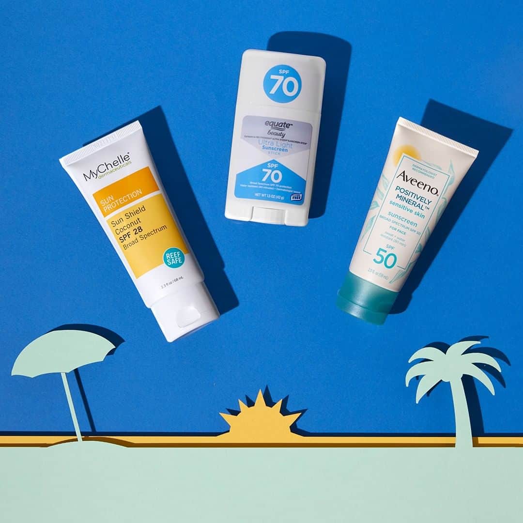 Wal-Mart Stores, Incのインスタグラム：「Summer tip: it’s good to wear SPF every day, even indoors! It’s like sunglasses for your skin. And sunglasses are cool 😎」