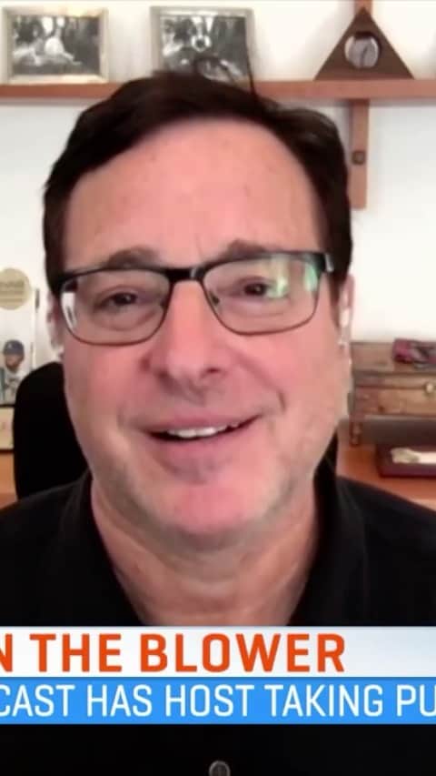 ボブ・サゲットのインスタグラム：「Had fun on The Morning Show in Sidney talkin’ about “Full House” and my Podcast, “Bob Saget’s Here For You,” at Apple.co/bobsaget with lovely hosts @kyliegillies and @larryemdur - Will be so much fun to come back to Australia and tour my stand up and visit Kylie and Larry in person again. So gracious.」