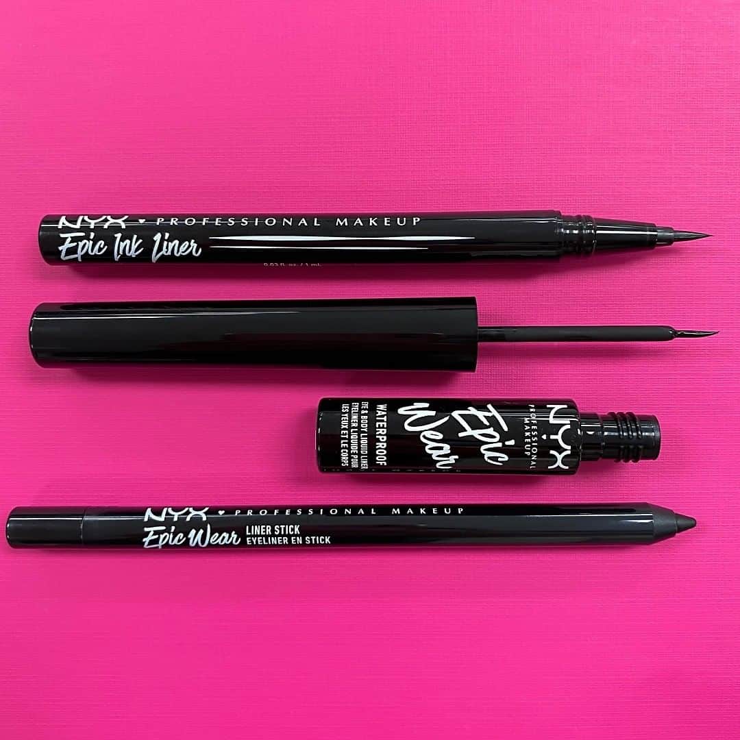 NYX Cosmeticsさんのインスタグラム写真 - (NYX CosmeticsInstagram)「Issa Epic family 💕 Which lil liner is your go-to? ✔️ Epic Ink Liner - our OG matte black liquid liner, perfect for winging it out! ✔️ Epic Wear Liquid Liner - our ultimate longwear liquid liner, that's not going to budge! ✔️ EPIC WEAR LINER STICKS (NEW) - our pigmented af pencil liners that go above & beyond! #nyxcosmetics #nyxprofessionalmakeup #crueltyfreebeauty」7月10日 1時59分 - nyxcosmetics