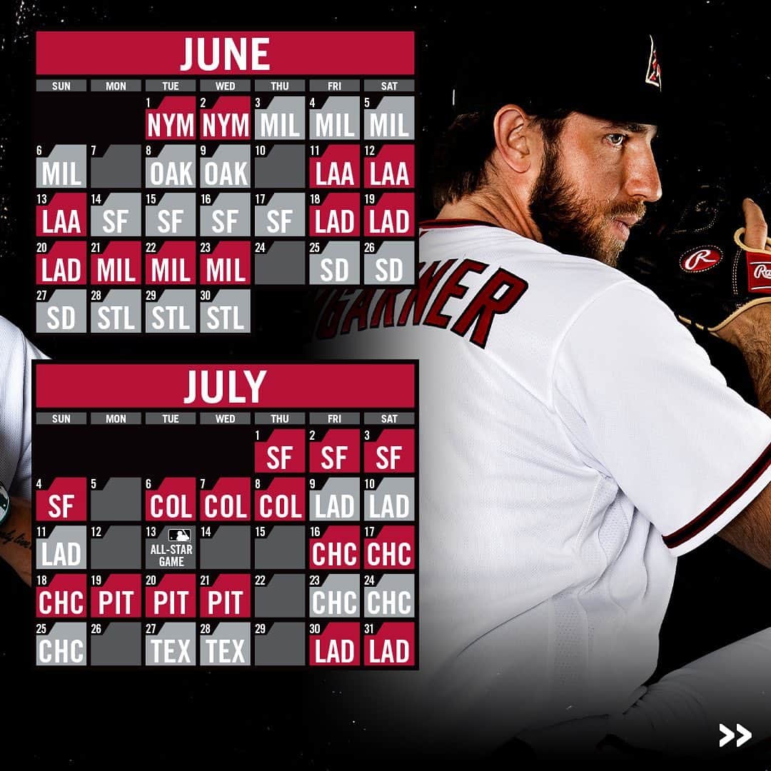 アリゾナ・ダイヤモンドバックスさんのインスタグラム写真 - (アリゾナ・ダイヤモンドバックスInstagram)「Oh, what’s this? It’s the 2021 schedule! Mark your calendars. #RattleOn」7月10日 2時05分 - dbacks
