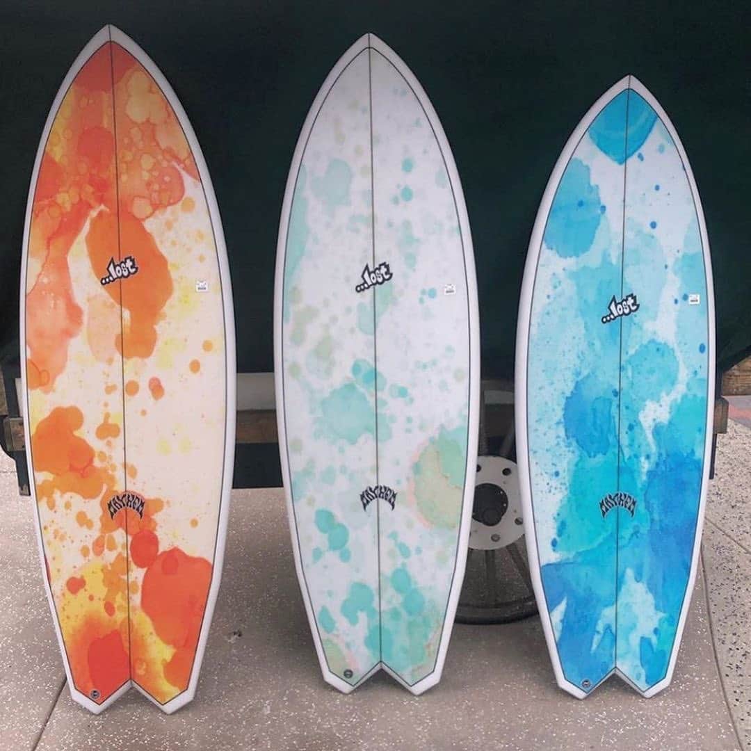ロストさんのインスタグラム写真 - (ロストInstagram)「The #Hydra is available at your local Lost Surfboards retailer, including these at @hsssurf. Go check them out, and let the small wave fun begin. #lostsurfboards」7月10日 2時21分 - lost9193