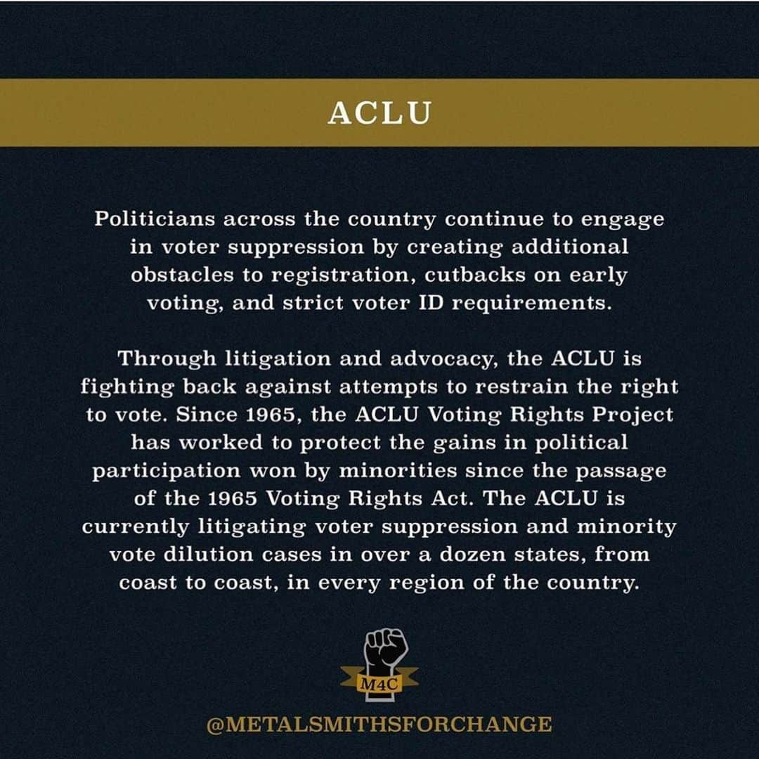 アイシャ・タイラーさんのインスタグラム写真 - (アイシャ・タイラーInstagram)「Next Wednesday 7/15! @metalsmithsforchange will be auctioning one of a kind jewelry to raise money for social justice groups. Give some, receive some. Swipe to see who will benefit, then set your alarms for 10am PST next Weds and come bid on some extraordinary pieces to help fund change. Go to @metalsmithsforchange account to find the link in their bio. @scottjamesjewelry  #blacklivesmatter✊🏽✊🏾✊🏿」7月10日 4時09分 - aishatyler