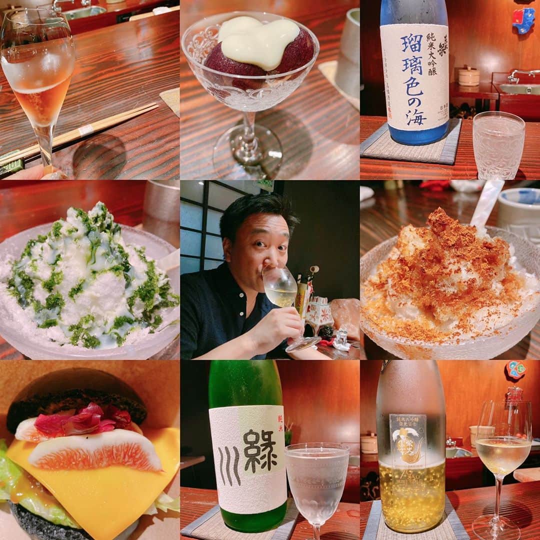 SHINOさんのインスタグラム写真 - (SHINOInstagram)「いつかのステキなお食事会♡ #野口太郎　さん #時差スタグラム #いつかのごはん #ごいっしょさせていただきありがとうございました♡ #ひとくちちょうだいおじさん #日本酒が好き #お酒がすすむ #記録post @taronoguchi」7月10日 15時16分 - shino0605