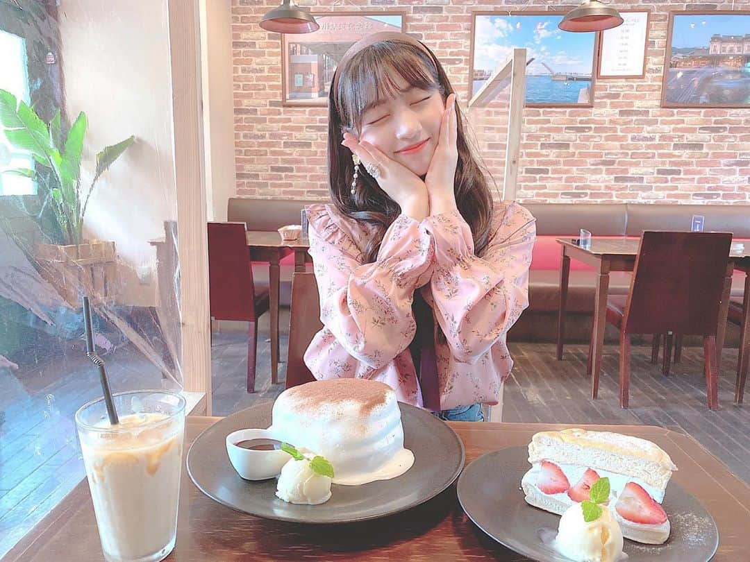 後藤陽菜乃さんのインスタグラム写真 - (後藤陽菜乃Instagram)「❤︎ パンケーキ🥞 ・  #門司港 #門司港レトロ #パンケーキ #パンケーキ巡り #cafedelsol #めちゃくちゃ美味しい  #映え研究中 #followｍe」7月10日 7時20分 - pinachan._.0308